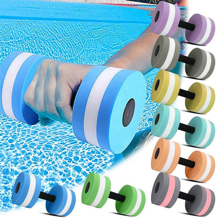 Water Dumbbells Aquatic Exercise Dumbells Water Aerobics Workouts Barbells - Aimall
