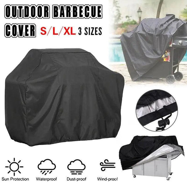 Waterproof BBQ Cover Heavy Duty Rain Gas Barbeque Smoker Grill Protector S/L/XL - Aimall