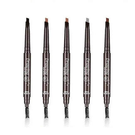 Waterproof Eyebrow Pencil Eye Brow Eyeliner Pen With Brush Makeup Cosmetic Tool - Aimall