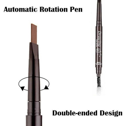 Waterproof Eyebrow Pencil Eye Brow Eyeliner Pen With Brush Makeup Cosmetic Tool - Aimall
