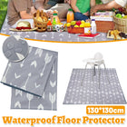 Non Slip Waterproof Floor Mat High Chair Picnic Tablecloth Play Protector