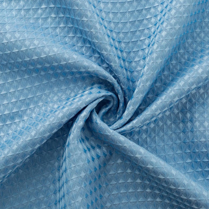 Thickened Jacquard Waffle Bathroom Curtain Non-Drilled Waterproof Solid Colour
