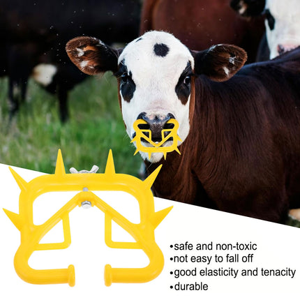 Cow Weaning Nose Ring Device 10PCS Livestock Tool Calf Nose Ring Farm Supplies