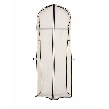Wedding Dress Garment Bag 180cm Long Bridal Gown Storage Dustproof Cover Zipper