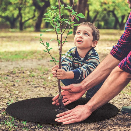 10PCS Weed Barrier Disc Mats 80CM Garden Grass Control Mat Ground Cover Mats