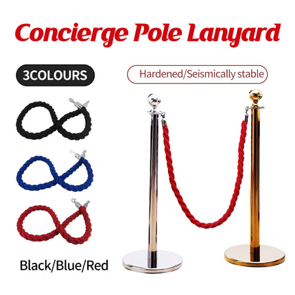 Barrier Warning Line 15M Welcome Pole Isolation Railing Guardrail Expandable