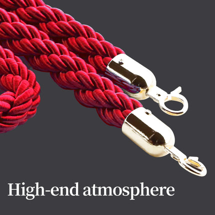 Barrier Warning Line 15M Welcome Pole Isolation Railing Guardrail Expandable
