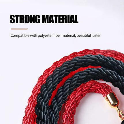 Barrier Warning Line 15M Welcome Pole Isolation Railing Guardrail Expandable
