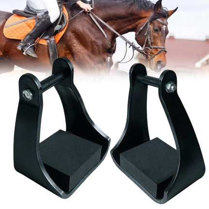 2pcs Plastic Stirrups Adjustable Horse Riding Equestrian Training Stable Riding