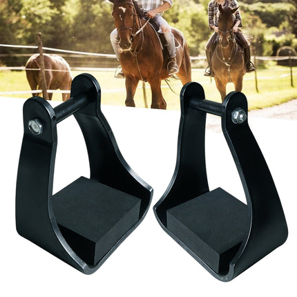 2pcs Plastic Stirrups Adjustable Horse Riding Equestrian Training Stable Riding