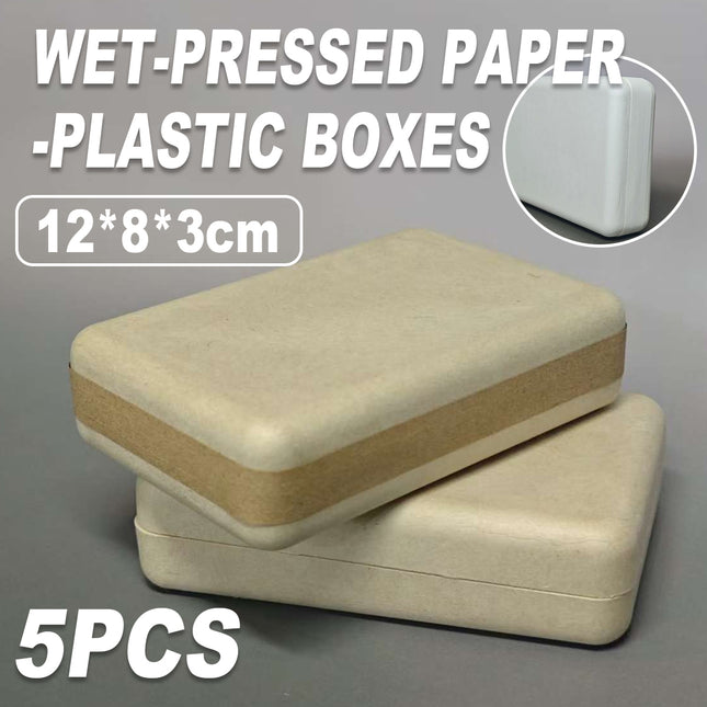 5PCS Jewelry Display Box Paper Plastic Jewelry Gift Box Packaging Protable