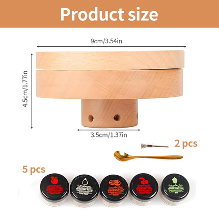 5 Flavors Wood Chips Whisky Smoked Set for Whiskey Cocktail Beer Smoking Use