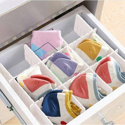 24X Adjustable Clapboard Drawer Cabinet Divider Partition Diy Storage Organiser
