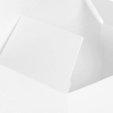 50PCS White Cardboard Gift Box for Birthday Christmas Craft Small Gift Packaging