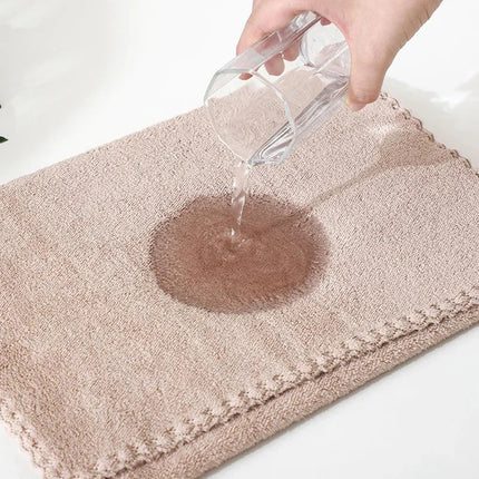 Coral Velvet Towel Set Bath Towels Soft Absorbent Quick Dry Face Hand Cloth Home