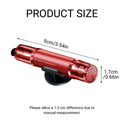 Multi Function Emergency Life Hammer For Vehicle Window Breaker Seatbelt Cutter