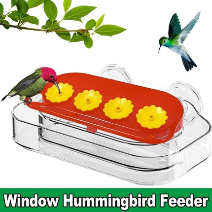 Window Mounted Hummingbird Feeder Easy to Install Feeding Station
