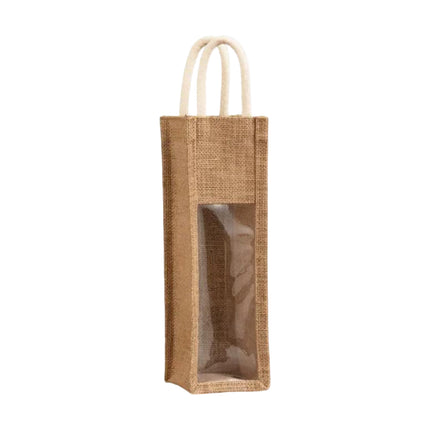 5PCS Wine Bottle Bags Tote Carrier Gift Bag Durable Single or Double Bottles