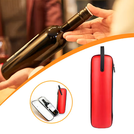 Single Wine Bottle Bag Tote Carrier Gift Bag with Handle for Red Wine Champagne