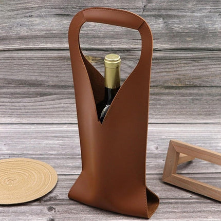 Single Wine Bottle Bag Tote Carrier Gift Bag with Handle 3 Colours Durable
