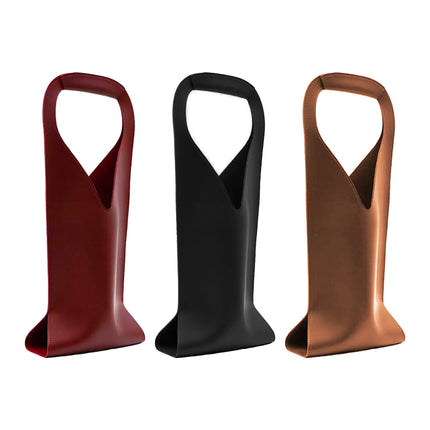 Single Wine Bottle Bag Tote Carrier Gift Bag with Handle 3 Colours Durable
