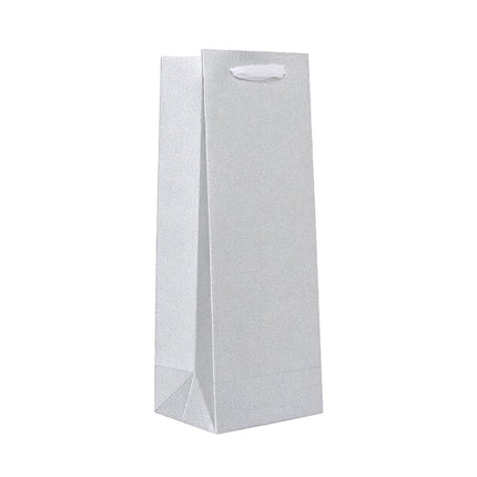 Glitter Wine Bottle Gift Bags 20 Pack Gold or Silver