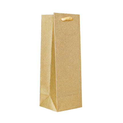 Glitter Wine Bottle Gift Bags 20 Pack Gold or Silver