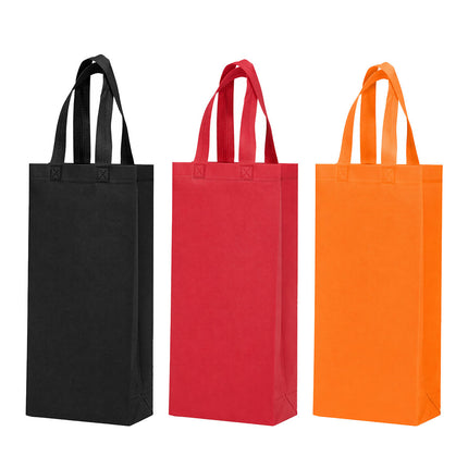 Non Woven Single Bottle Wine Gift Bags 25 Pack 3 Colours