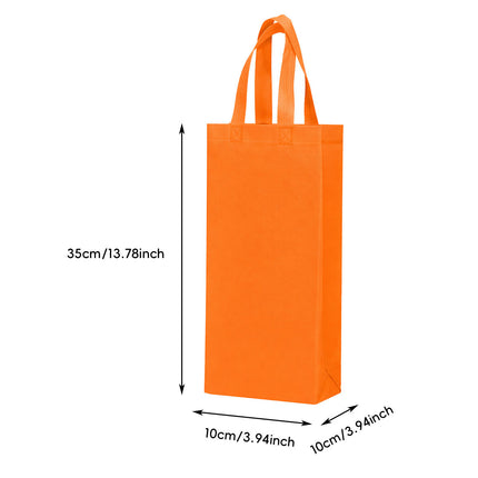 Non Woven Single Bottle Wine Gift Bags 25 Pack 3 Colours