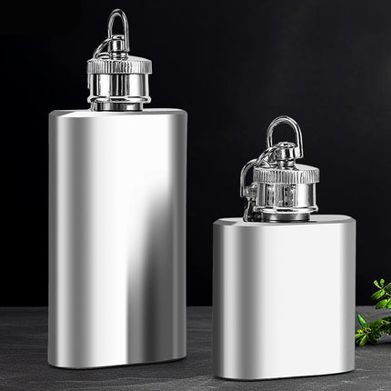 Mini Stainless Steel Hip Flask 1/2oz 3Pcs Portable Pocket Liquor Bottle Travel