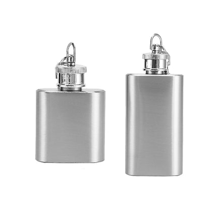Mini Stainless Steel Hip Flask 1/2oz 3Pcs Portable Pocket Liquor Bottle Travel
