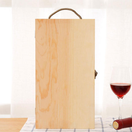 6pcs Red Wine Wooden Gift Box Packaging Storage Box for Wine Bottle Gifts