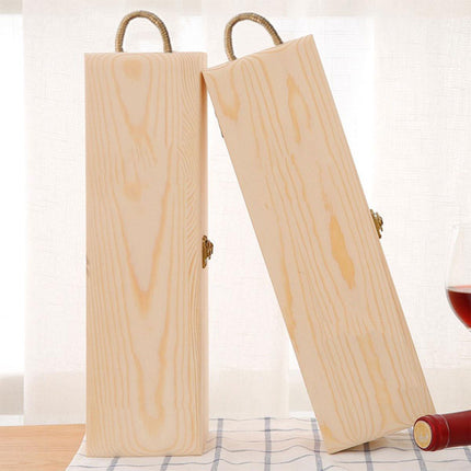6pcs Red Wine Wooden Gift Box Packaging Storage Box for Wine Bottle Gifts