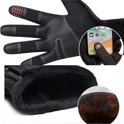 Winter Warm Windproof Waterproof ANTI-SLIP Thermal Touch Screen Gloves Unisex AU - Aimall