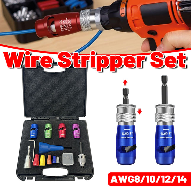 Wire Stripper Set Precision Zinc Alloy For Electrical Repair Workshop Tool Kit