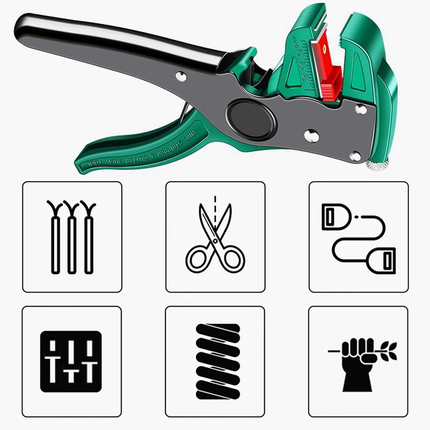Duck Bill Wire Stripper for Electrical Work DIY Cable Wire Handling Professional