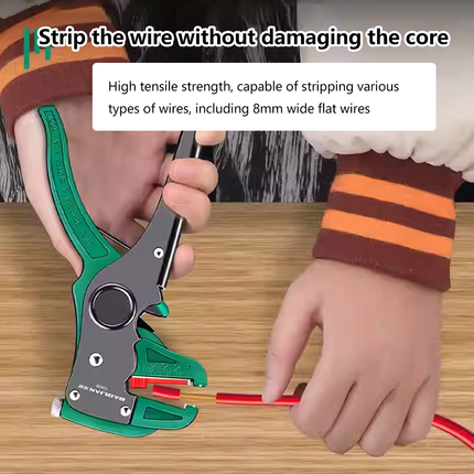 Duck Bill Wire Stripper for Electrical Work DIY Cable Wire Handling Professional