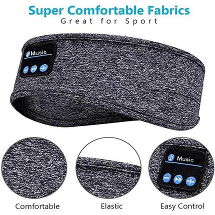 Wireless Bluetooth 5.0 Stereo Eye Mask Headphones Earphone Sleep Music Mask AU - Aimall