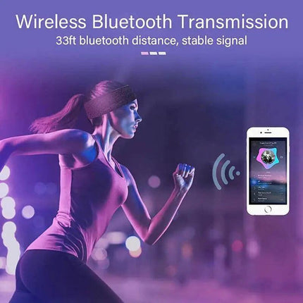 Wireless Bluetooth 5.0 Stereo Eye Mask Headphones Earphone Sleep Music Mask AU - Aimall