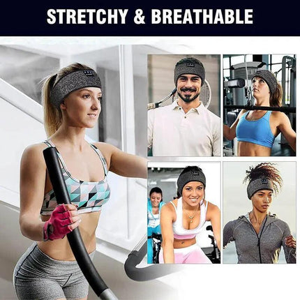 Wireless Bluetooth 5.0 Stereo Eye Mask Headphones Earphone Sleep Music Mask AU - Aimall