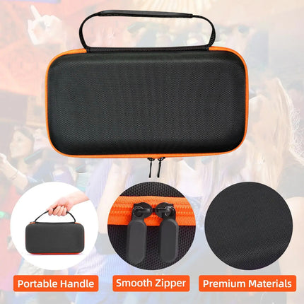 Portable EVA Microphone Storage Case Handheld Mic Box with Dividers Shockproof