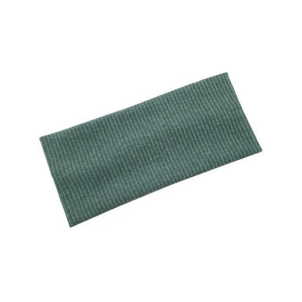 Women Headband Solid Wide Turban Knitted Cotton Hairband Girls Elastic Hair Band - Aimall