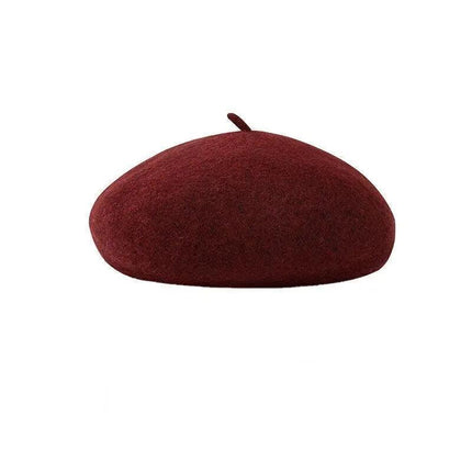 Women's Ladies Beanie Wool French Beret Newsboy Hat Cap Winter Warm Hats Girls - Aimall