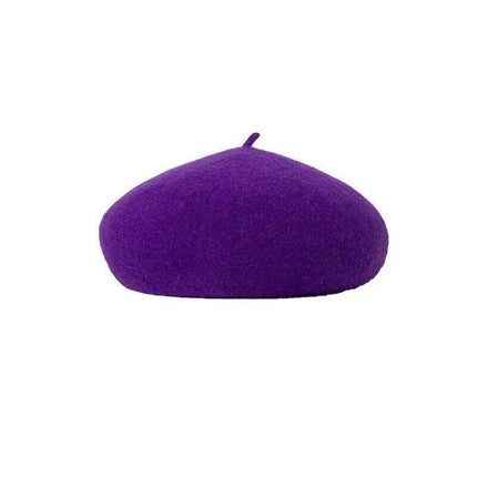 Women's Ladies Beanie Wool French Beret Newsboy Hat Cap Winter Warm Hats Girls - Aimall