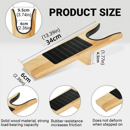 Boot Jack Boot Remover Wooden for Men Women Boots Easy Shoe Removal Tool Use