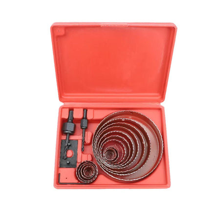 18X Hole Saw Drill Bit Kit Set Holesaw Wood Sheet Metal Timber Woodworking Tool