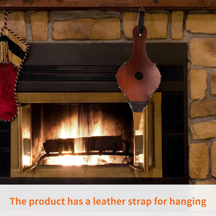 Wooden Fireplace Hand Bellows Manual Air Blower Fan Handle For Wood Stove Fire