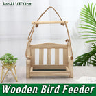 Outdoor Hanging Wooden Bird Feeder Garden Wild Bird Feeding Station House