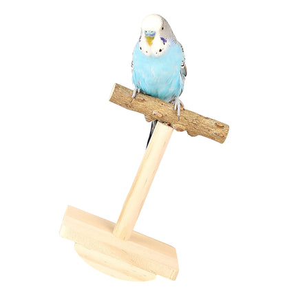 Parrot Toy Zanthoxylum Wood Bird Perch Stand Grinding Stick Non Toxic Durable