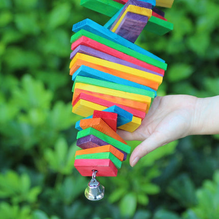 Multi Layer Parrot Beak Grinding Chew Toy For Small Medium Parrots Bird Supplies